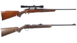 Two Belgian Browning Bolt Action Rifles