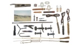 Assortment of Various Antique Tools for Martial Muskets