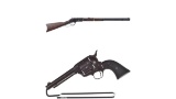 One Winchester Model 1873 Rifle and One Colt Single Action Army