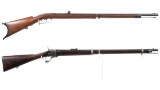 Two European Single Shot Rifle