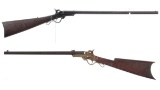 Two Massachusetts Arms Co. Maynard Percussion Long Guns