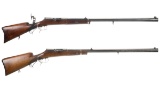 Two 1871 Mauser Style Bolt Action Sporting Rifles