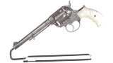 Factory Engraved Colt Model 1877 Revolver