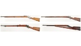 Four Rolling Block Single Shot Rifles