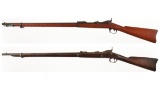 Two U.S. Springfield Trapdoor Single Shot Rifles