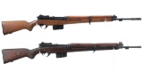 Two Fabrique Nationale Military Contract Model 1949 Rifles