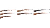 Seven European Bolt Action Rifles