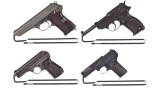 Four European Semi-Automatic Pistols