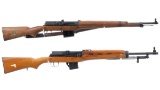 Two Military Semi-Automatic Long Guns