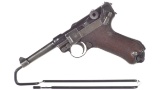 1937 Dated Mauser Banner Luger Semi-Automatic Pistol