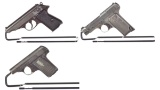 Three European Semi-Automatic Pistols