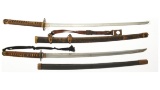 Four Japanese Edged Weapons