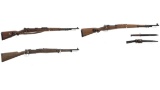 Three European Military Bolt Action Rifles