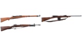 Three European Bolt Action Rifles