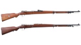 Two South American Contract Mauser Bolt Action Rifles