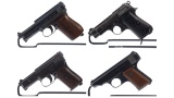 Four European Semi-Automatic Pistols