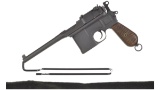 Chinese Marked Mauser Model 1930 Broomhandle Pistol