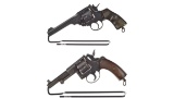 Two European Military Double Action Revolvers
