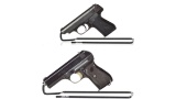 Two European Semi-Automatic Pistols