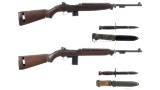 Two U.S. M1 Semi-Automatic Carbines