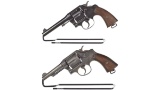 Two U.S. Double Action Revolvers