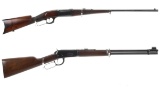 Two American Lever Action Long Guns