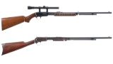 Two Winchester Slide Action Rifles