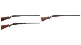 Three Parker Brothers Double Barrel Shotguns