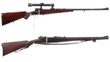 Two European Bolt Action Sporting Rifles