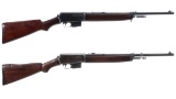 Two Winchester Model 1907 S.L. Semi-Automatic Rifles