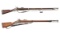 Two French Percussion Rifles