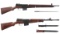 Two French Military Semi-Automatic rifles