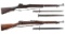 Two U.S. Military Bolt Action Rifles with Bayonets