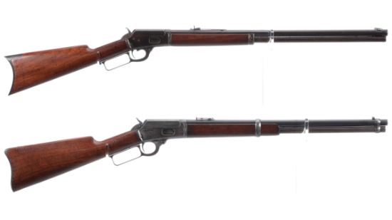 Two Marlin Lever Action Long Guns