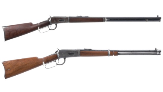 Two Winchester Lever Action Long Guns