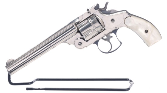 Smith & Wesson .44 DA First Model Revolver with Pearl Grips