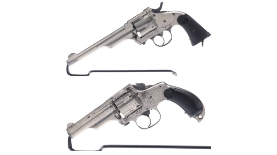 Two Merwin, Hulbert & Co. Patent Double Action Revolvers