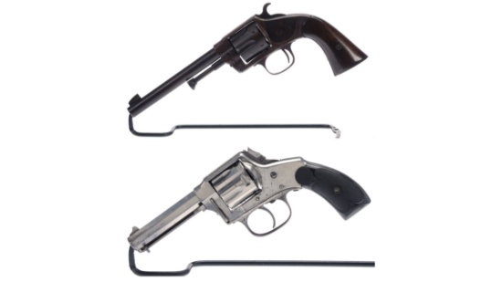 Two Hopkins & Allen XL Series Revolvers