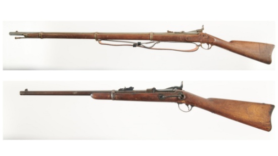 Two U.S. Springfield Trapdoor Long Arms