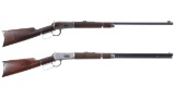 Two Winchester Model 1894 Lever Action Rifles