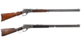 Two Marlin Model 1881 Lever Action Rifles