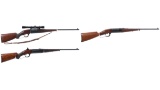 Three Savage Model 1899 Lever Action Takedown Rifles