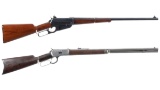 Two Winchester Lever Action Rifles