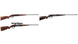 Three Savage Model 1899 Lever Action Takedown Rifles