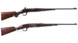 Two Savage Model 1899 Lever Action Rifles