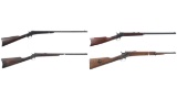 Four Remington Rolling Block Single Shot Rifles
