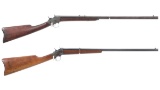 Two Remington Rolling Block Rifles