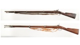 Two Documented U.S. Civil War Era Rifled Muskets with Bayonets