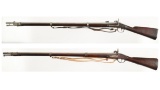 Two U.S. Martial Percussion Muskets