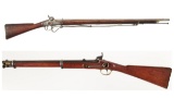 Two English Percussion Long Gun